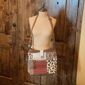 NWT MYRA Shoulder strap handbag , multi patterned